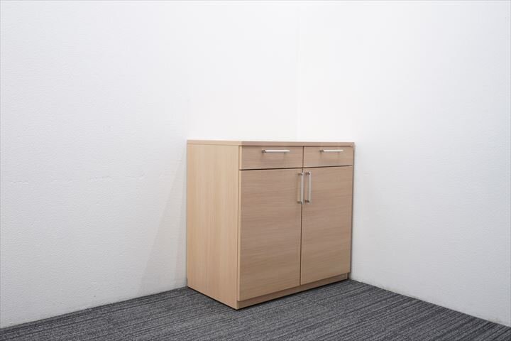 オカムラ アルトカフェ 木製ビジネスキッチン W900 D520 H890